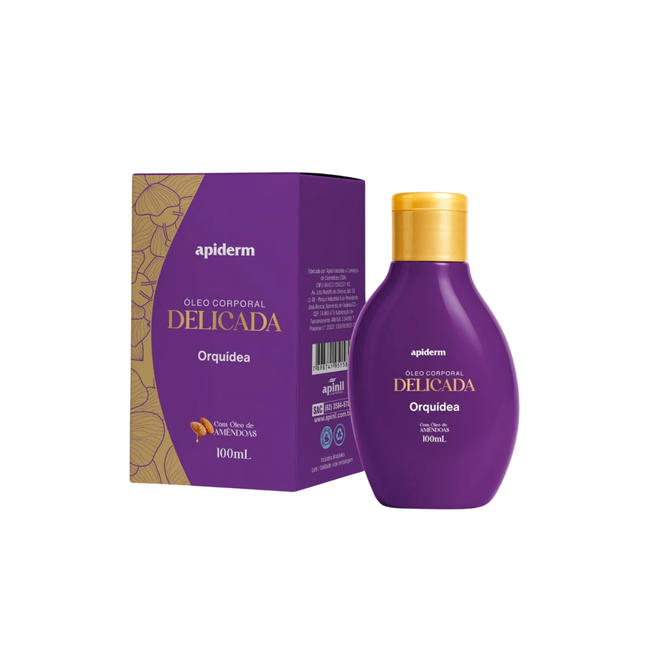 ÓLEO CORPORAL DELICADA 100 ML - ORQUIDEA APINIL