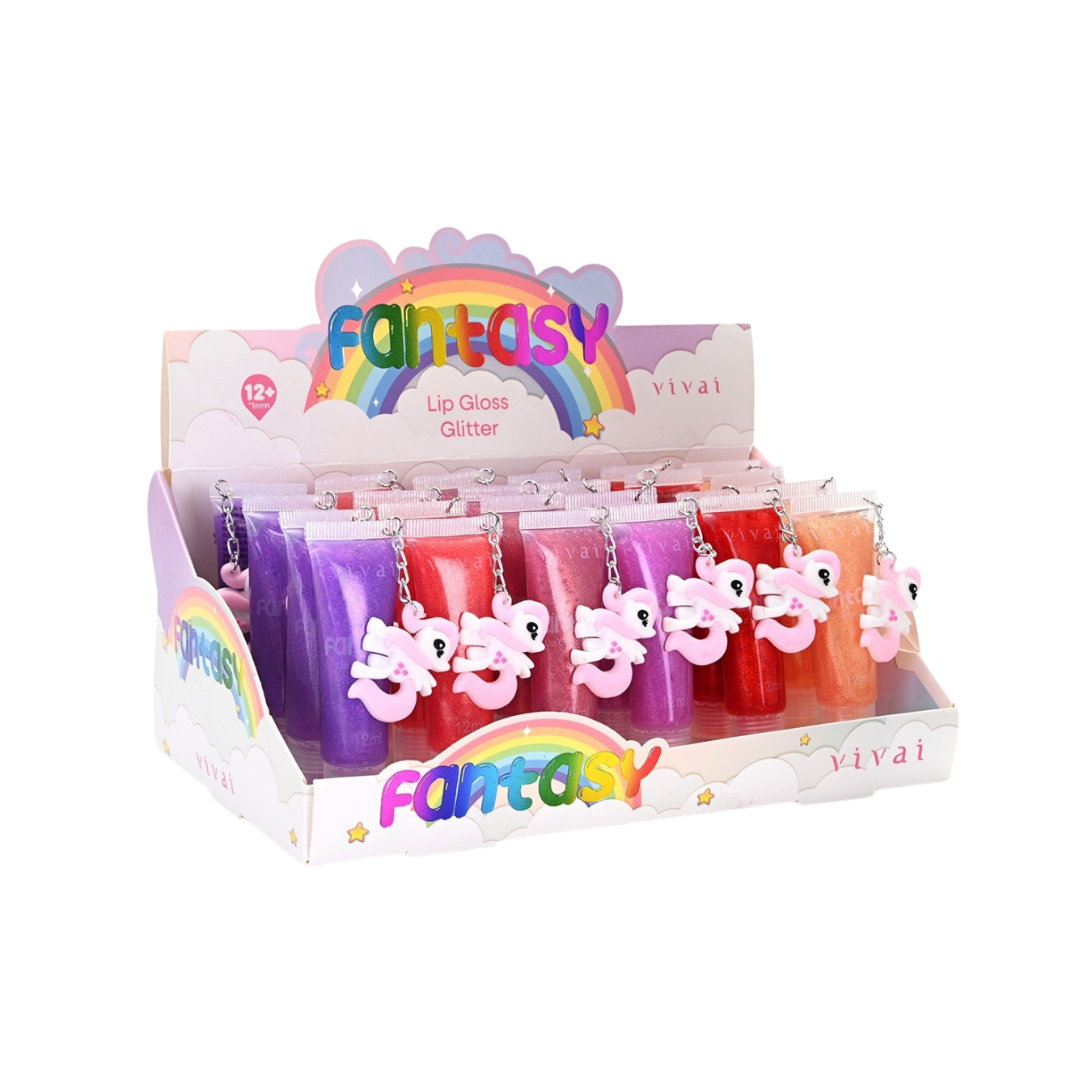 LIP GLOSS GLITTER FANTASY CHAVEIRINHO VIVAI