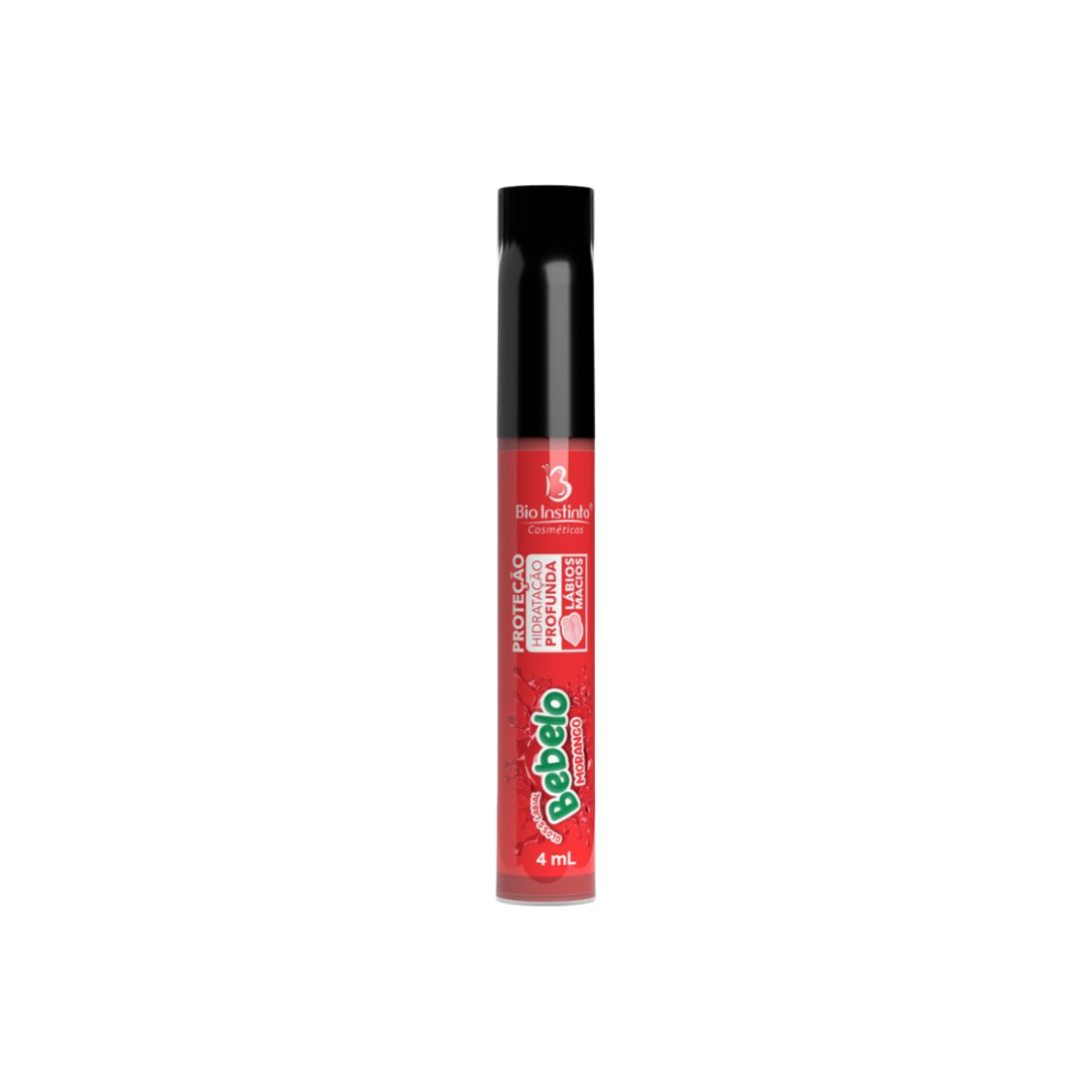 GLOSS LABIAL BEBELO MORANGO BIO INSTINTO 4 ML BIO INSTINTO