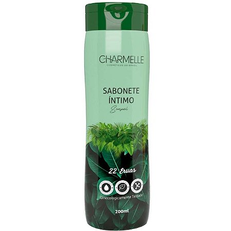 SABONETE INTIMO SENSUAL 22 ERVAS 200ML CHARMELLE COS. DO BRASIL